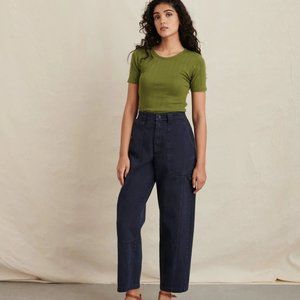 Alex Mill Phoebe Pant, Recycled Denim, Blue Size 2 Jean